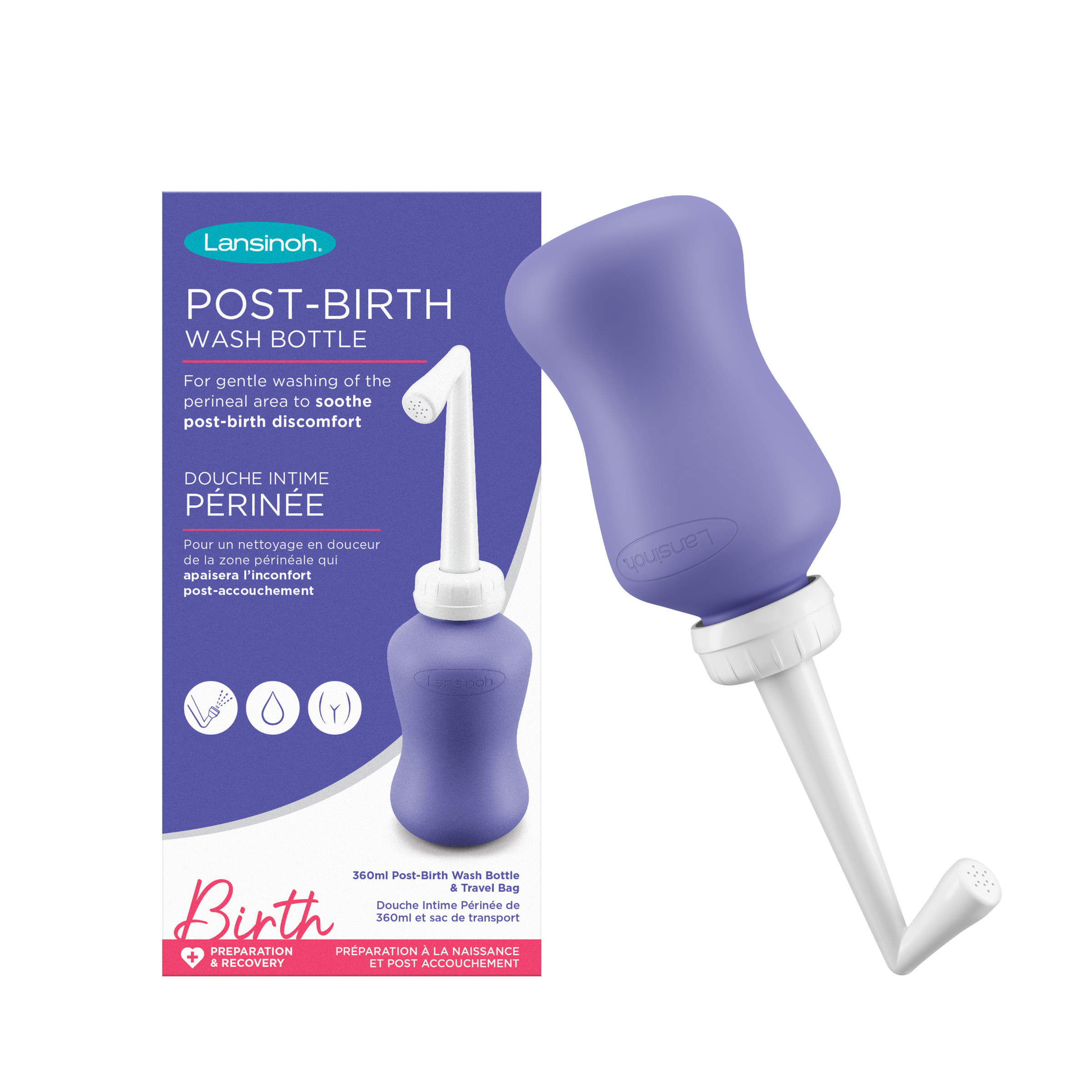 Lansinoh Postpartum Spoelfles (1 stuk)