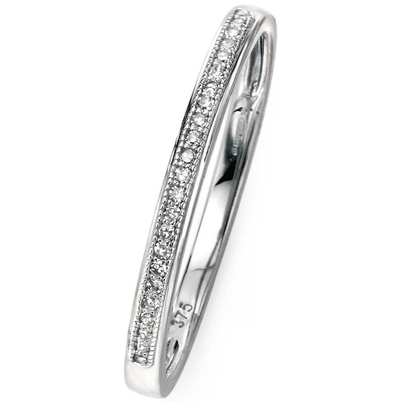 Bague diamants en or 375/1000