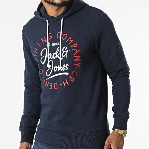 Sweat Capuche Simon Bleu Marine