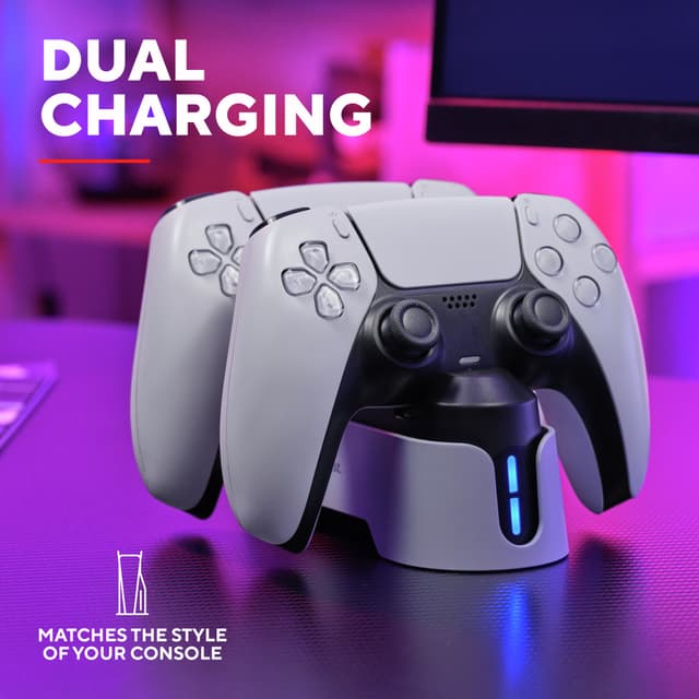 TRUST GXT228 PlayStation5 Dual opladningsstander
