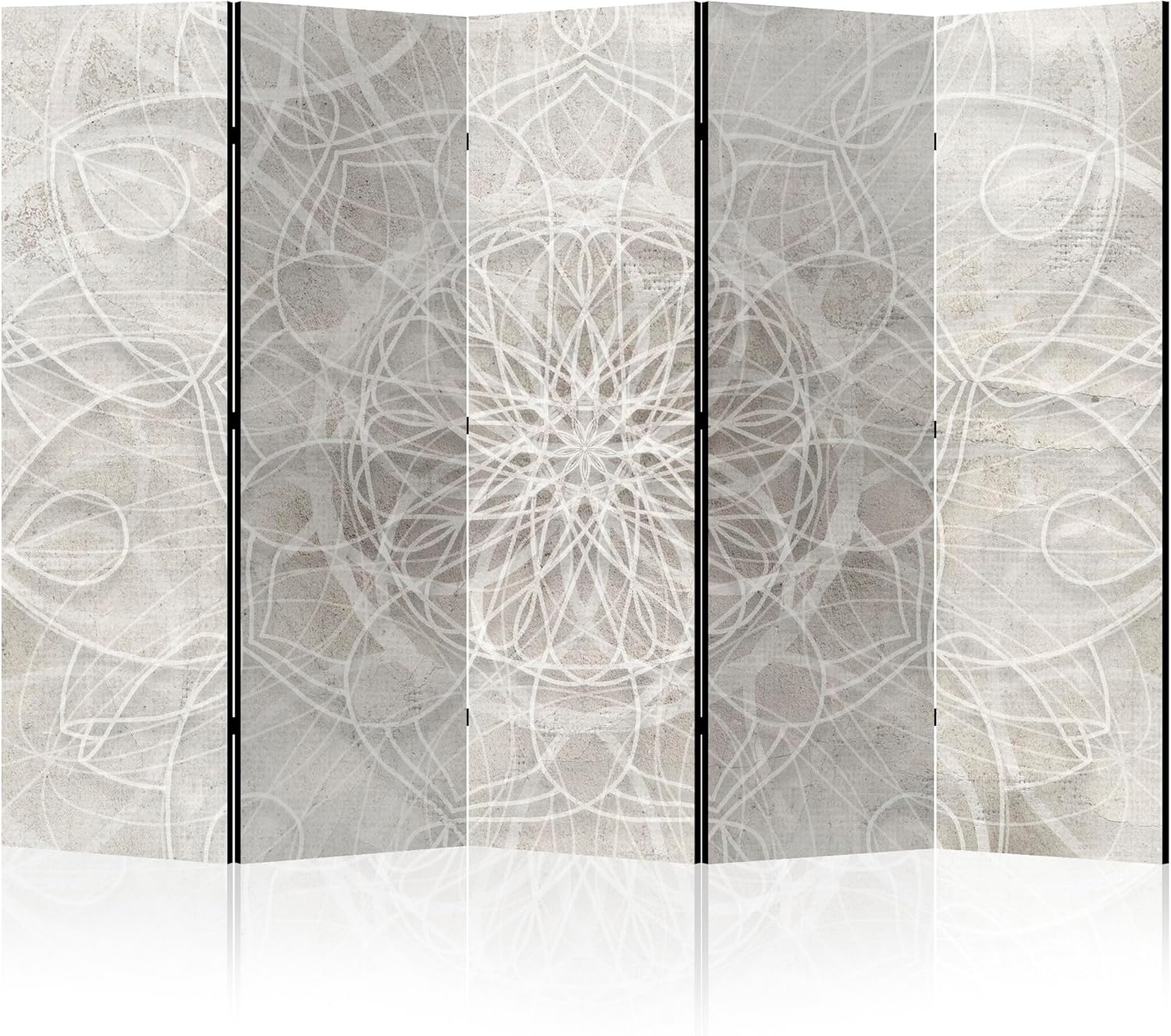 Paravent doppelseitiger - Paravent Raumteiler Innen - Boho Motiv - 225x172 cm BB3248525