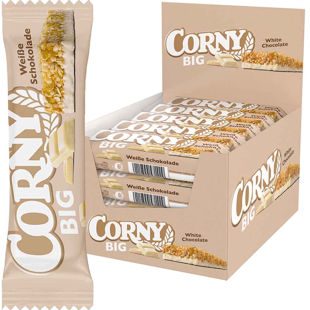 Corny Big White Chocolate 24x40g=960g MHD:7.1.26