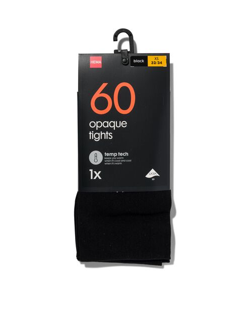 collant temp tech 60 deniers noir
