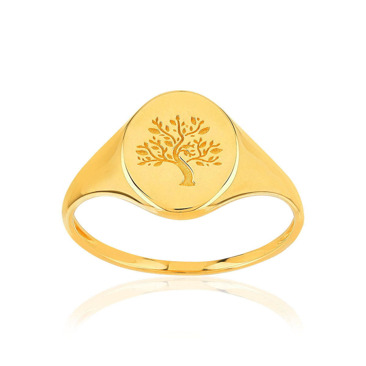Bague or 375 jaune