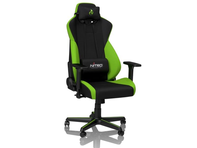Nitro Concepts Gaming-Stuhl S300 Grün Besonders bequemer Computersessel