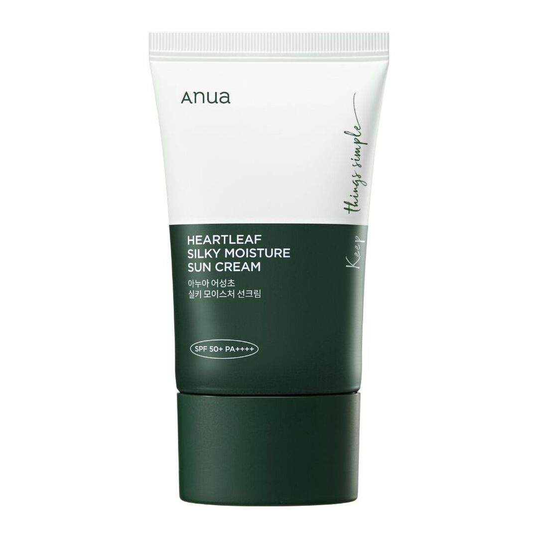 ANUA  Heartleaf Silky Moisture Sun Cream - 50ml