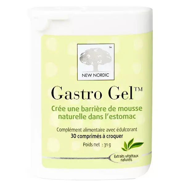 New Nordic Gastro Gel 30 comprimidos mastigáveis