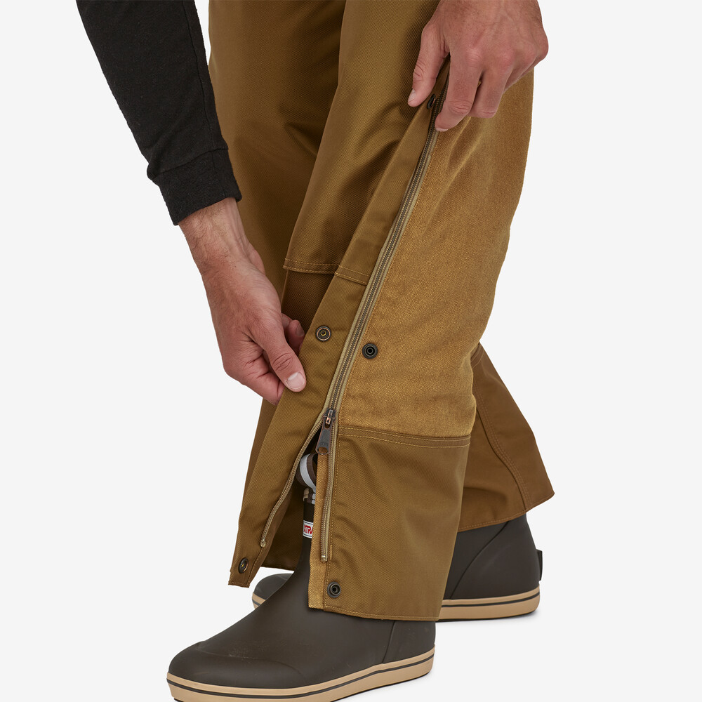 Iron Forge Herren-Latzhose aus Hanf-Canvas mit Isolierung – Kurz