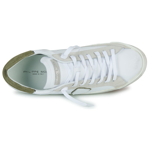 Philippe Model - PRSX LOW MAN Blanco / Kaki