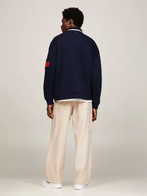 Coleção 1985 Camisa de Rugby Oversized Unissex