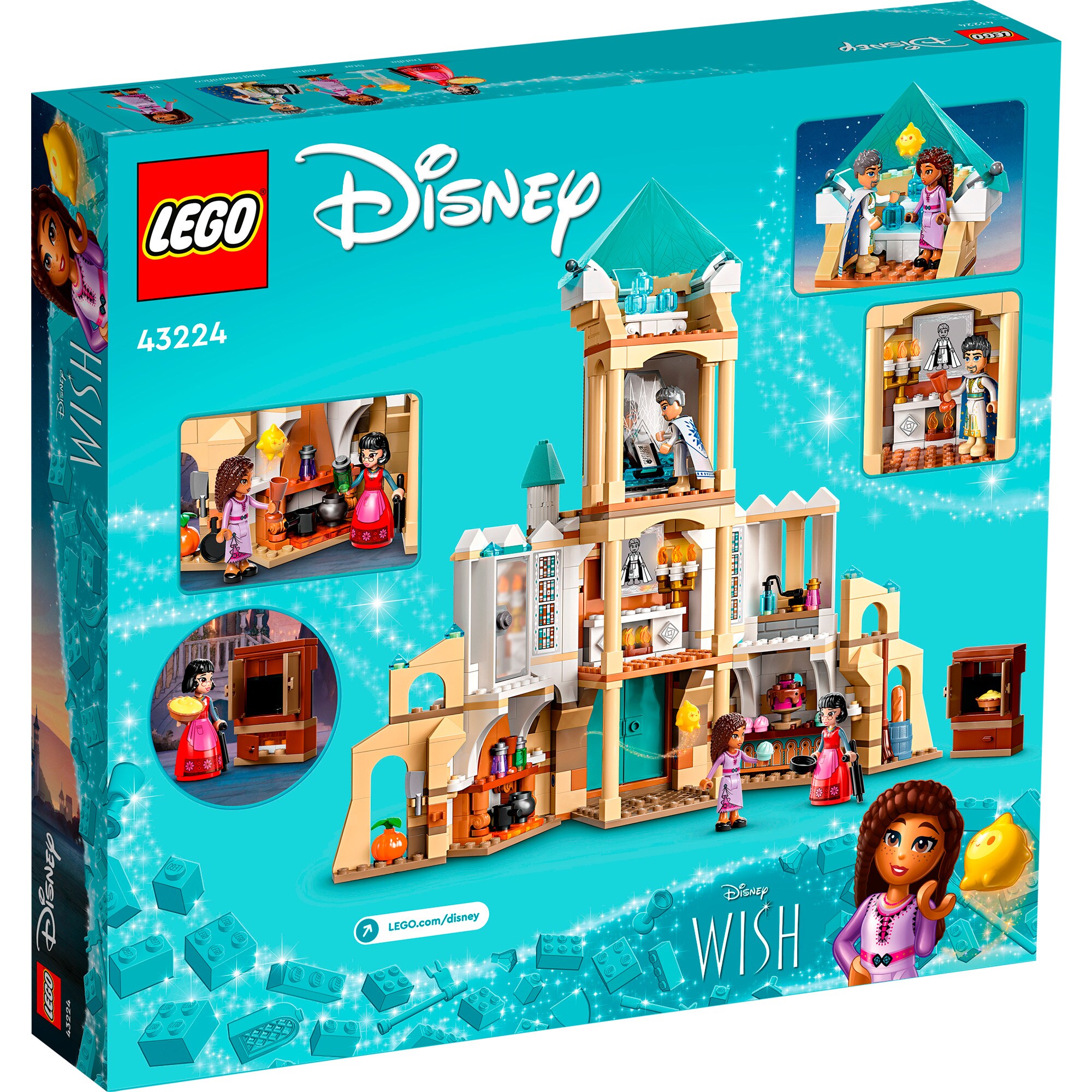 LEGO Konstruktionsspielzeug Disney Wish König Magnificos Schloss