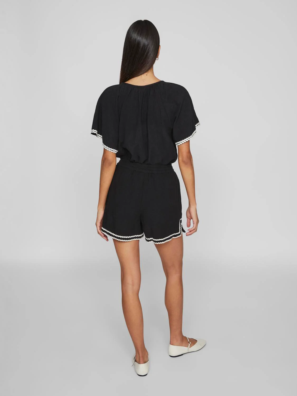 Vila  Vimanda H/W shorts - Black Beauty