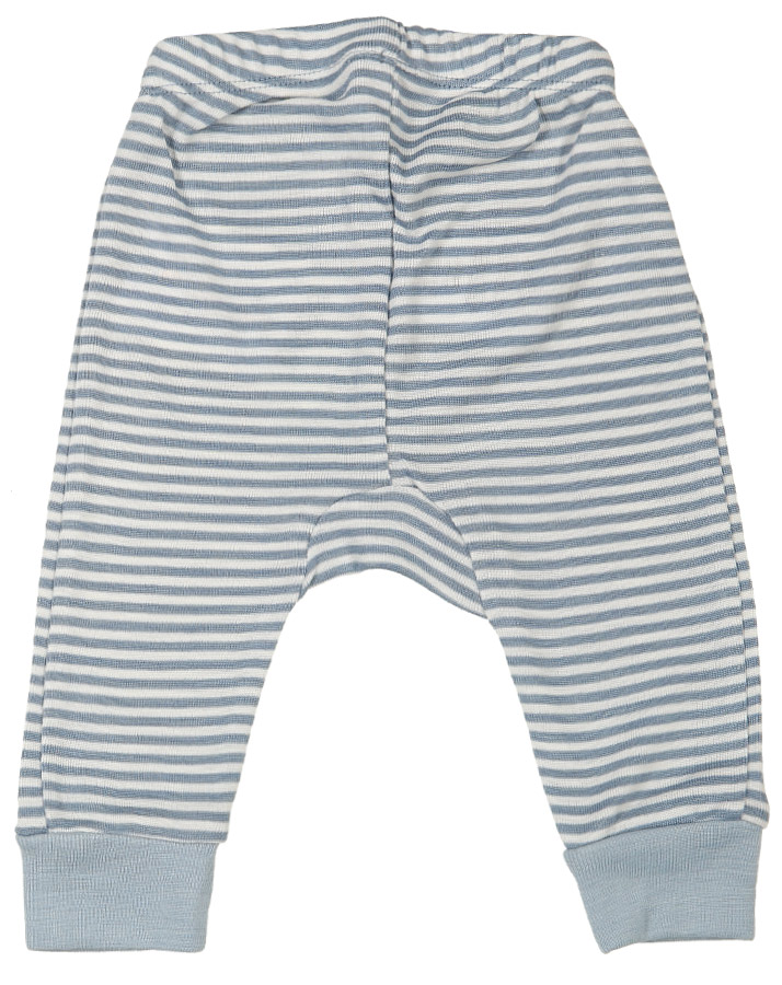 Schlupfhose JOY STRIBE mit Seide in blau/weiß