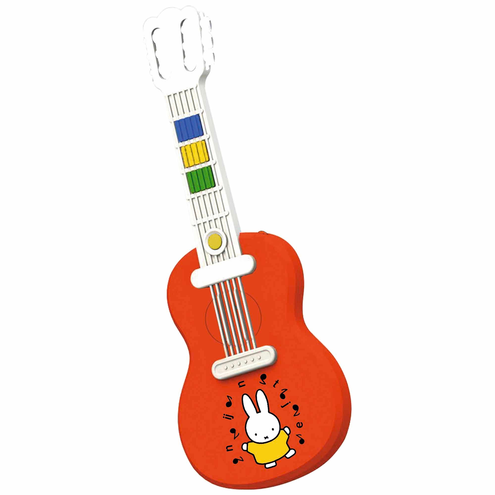 Nijntje speelgoedinstrument - Mijn eerste gitaar oranje