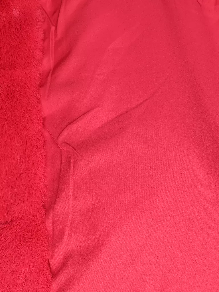 RINO&PELLE Jacke in Felloptik VIE rot