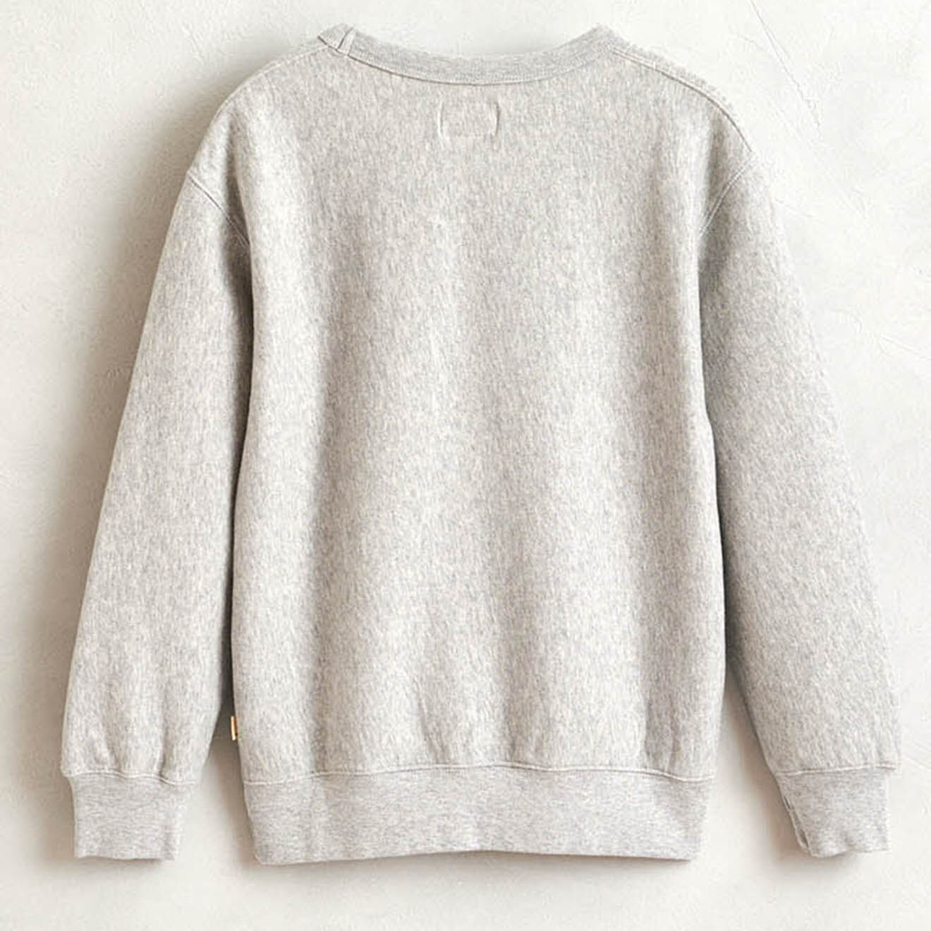 Bellerose Sweat Fago en Coton chiné gris clair