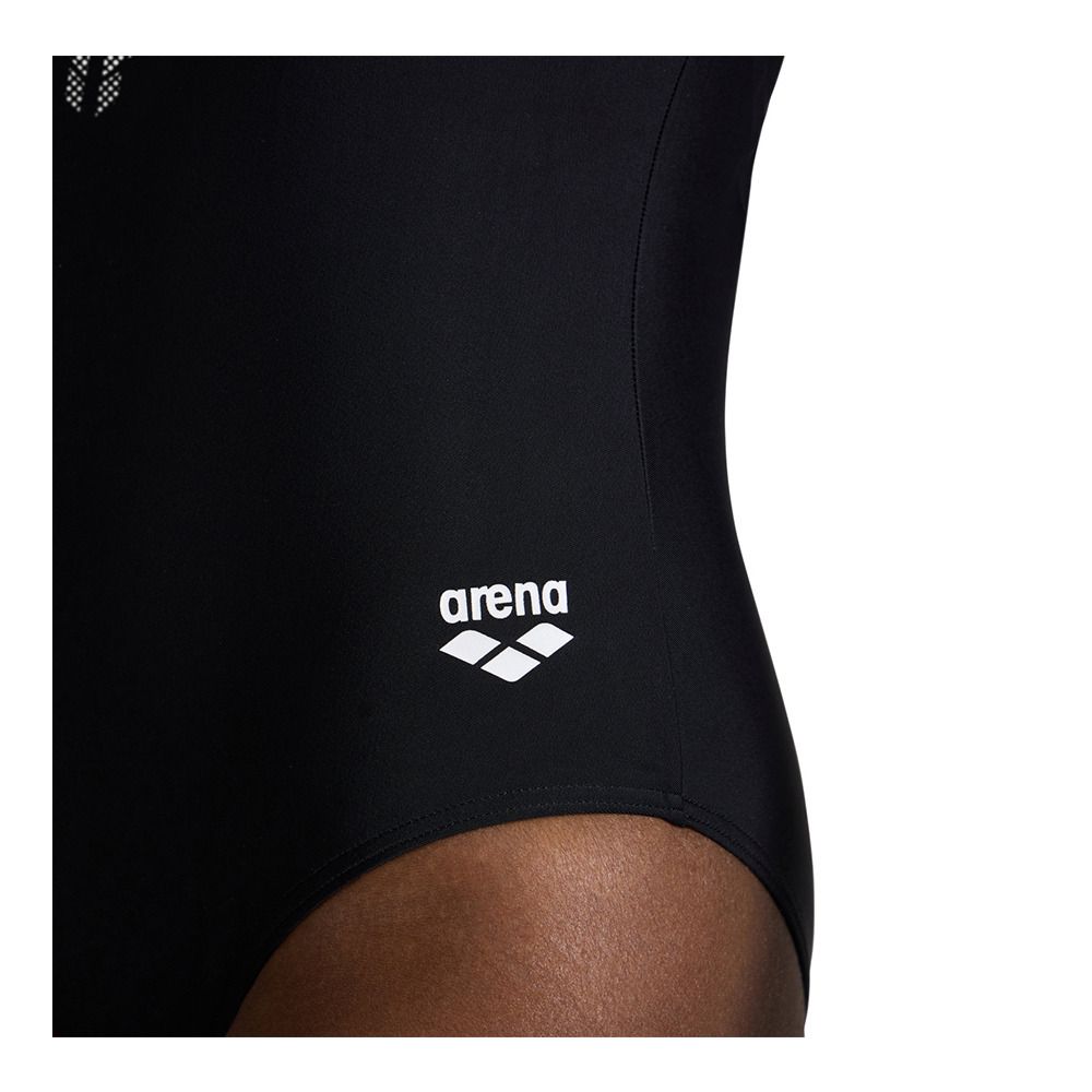 Arena KIKKO V BACK GR - Maillot de bain 1 pièce Femme black/black