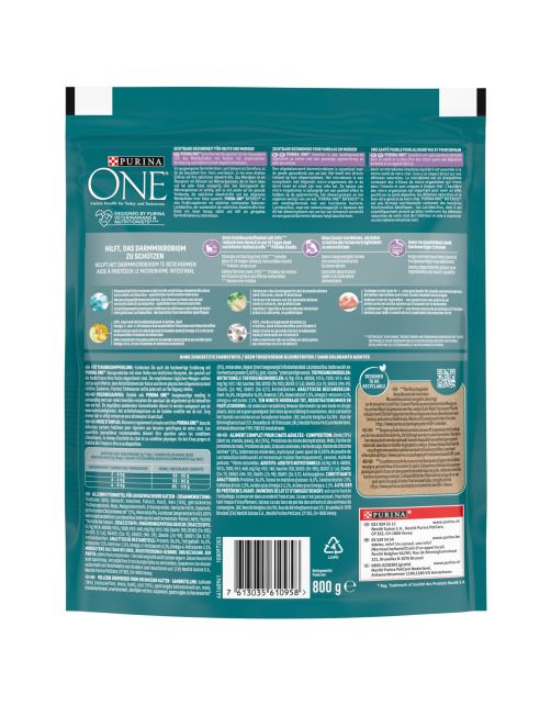 Purina One Sensitive Kalkoen&Rijst - Kattenvoer