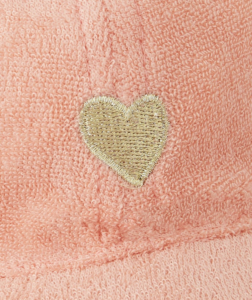 CASQUETTE BÉBÉ FILLE ROSE MATIÈRE ÉPONGE