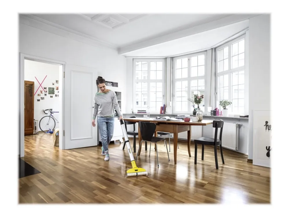 Kärcher EWM 2 - Elektrisk moppe - stav - ledningsfri - 1 batteri, inkluderet oplader