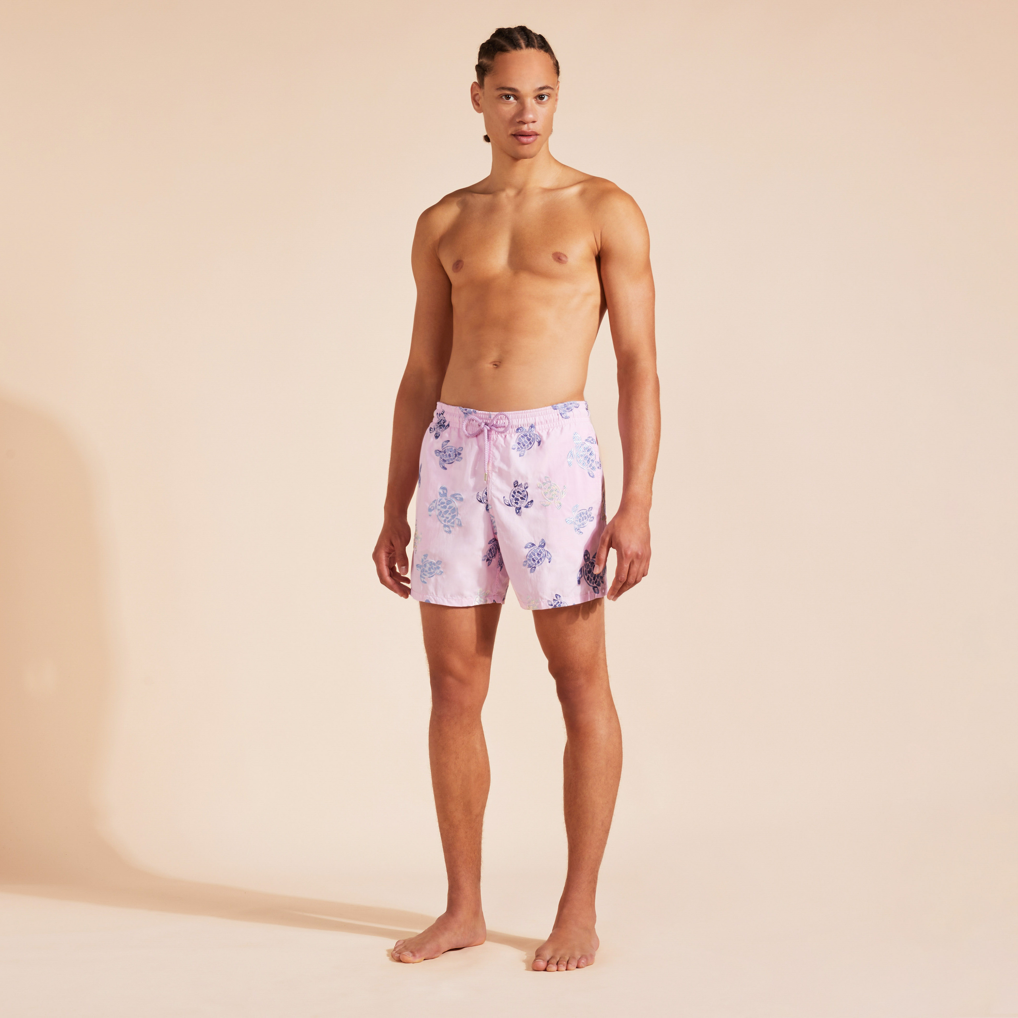 Maillot de Bain Homme Brodé Tortue Multicolore