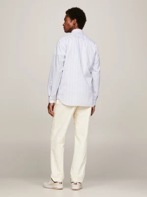Camisa de corte regular com listras verticais
