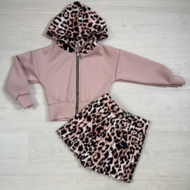 Leo up skort set - roze