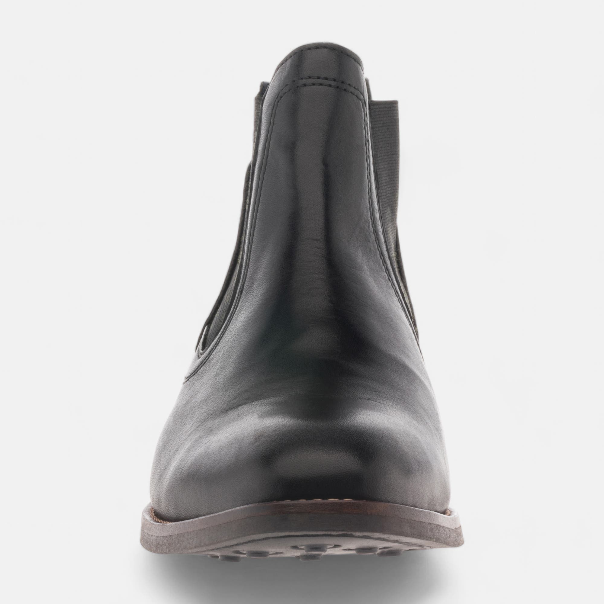 Bottines habillées Homme en cuir noir