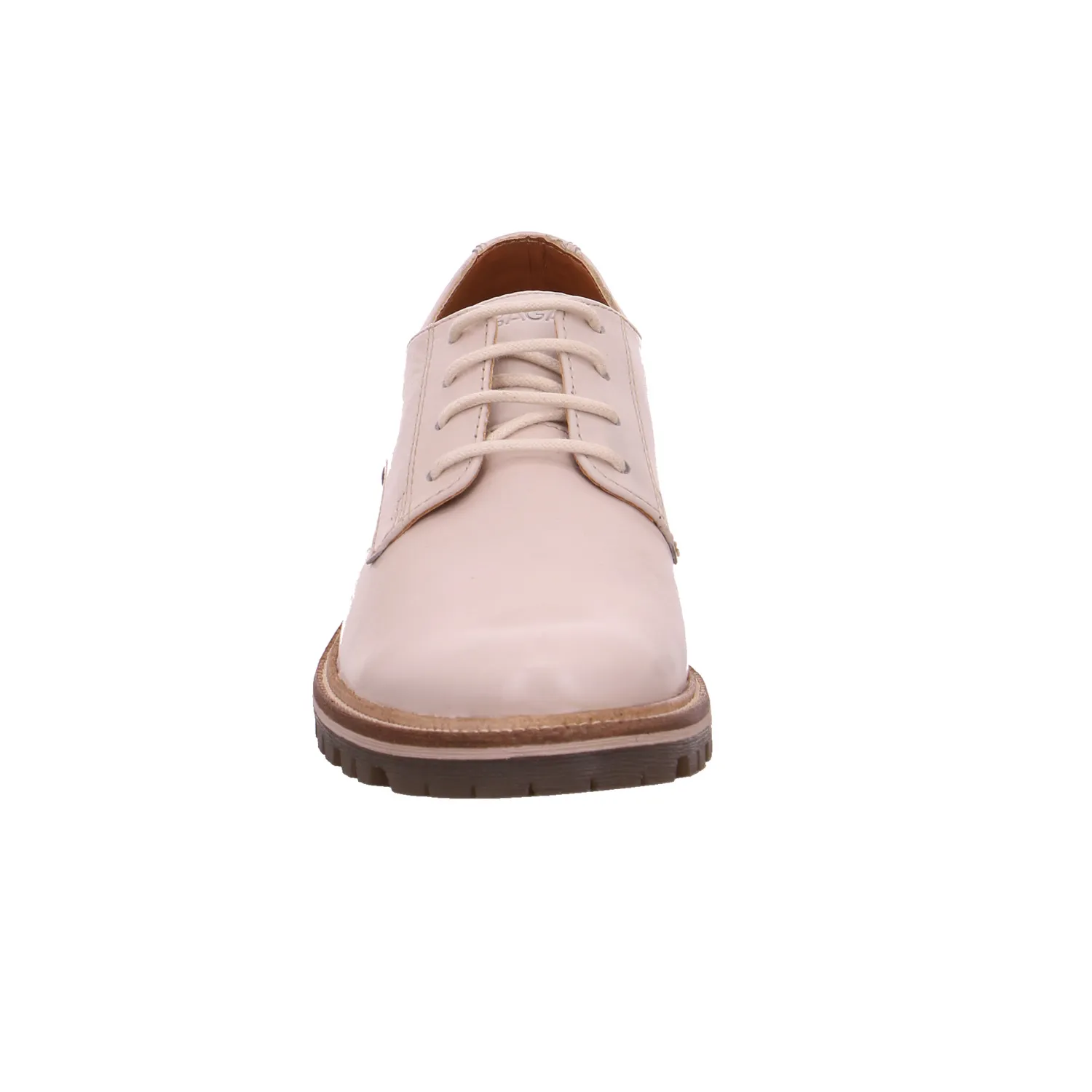 BAGATT Schnürschuh Offwhite Leder  mit Lederfutter