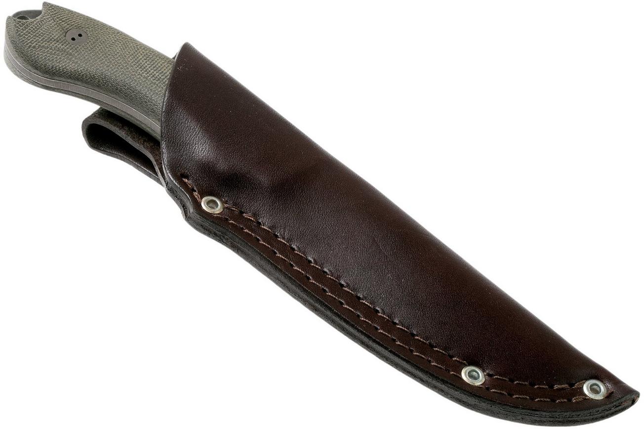 Bradford Guardian 4, 3D OD Green Micarta Guardian 4 M390, Full Flat Nimbus 4FH-102N