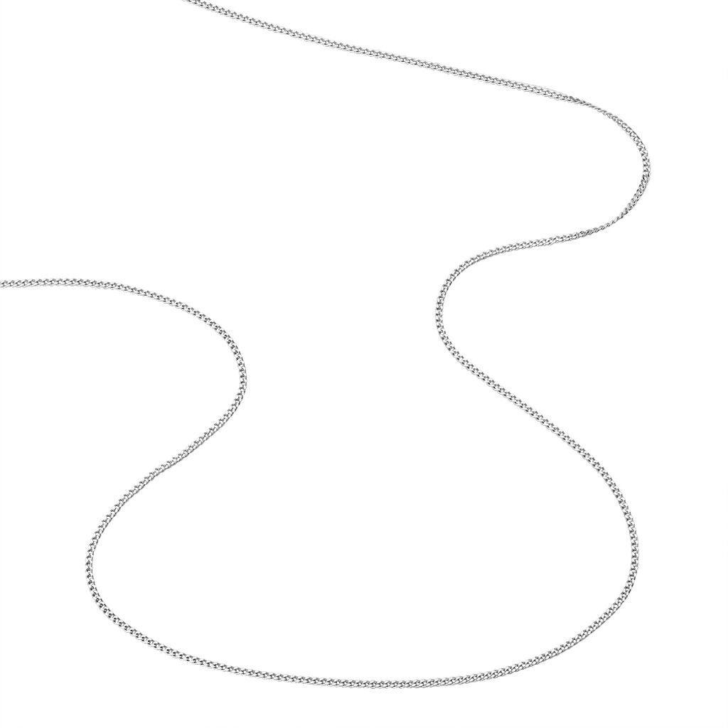 Chaîne Imad Maille Gourmette Or Blanc