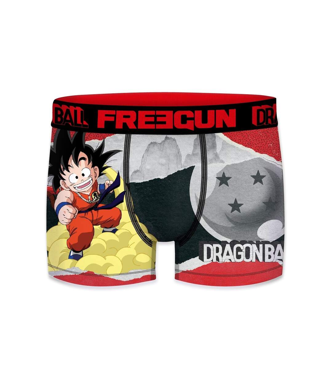 Boxer Homme Dragon Ball, Calecon Homme Stretch & Respirant (Lot de 4)