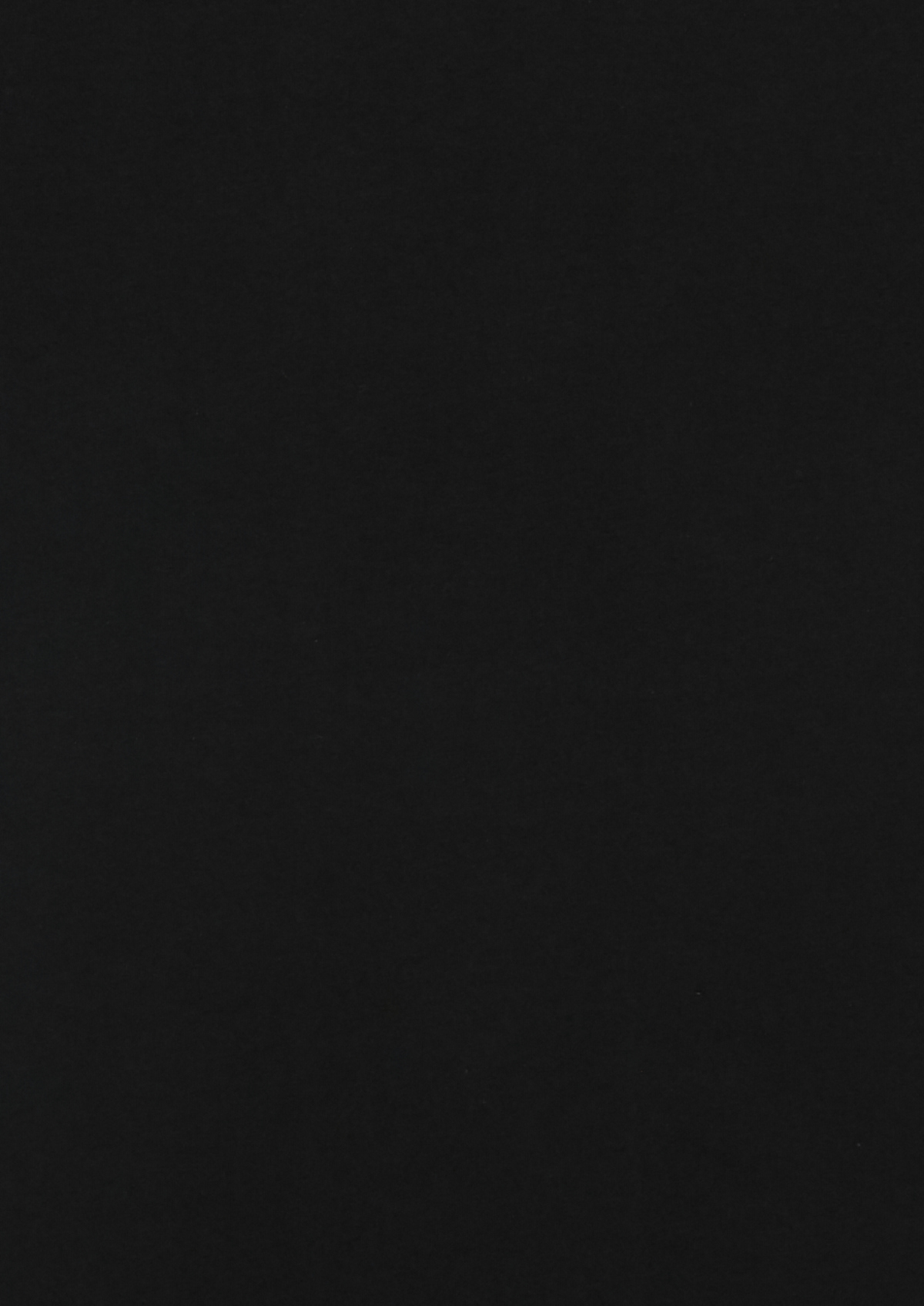 Tee-shirt manches courtes en coton stretch col V uni noir