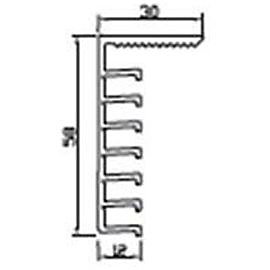 Habillage Grosfillex réglable 30 x 57mm 1 x 2,50m