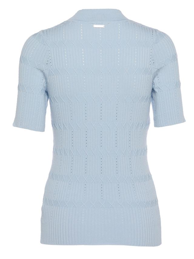 Sommerstrick Pullover halbarm