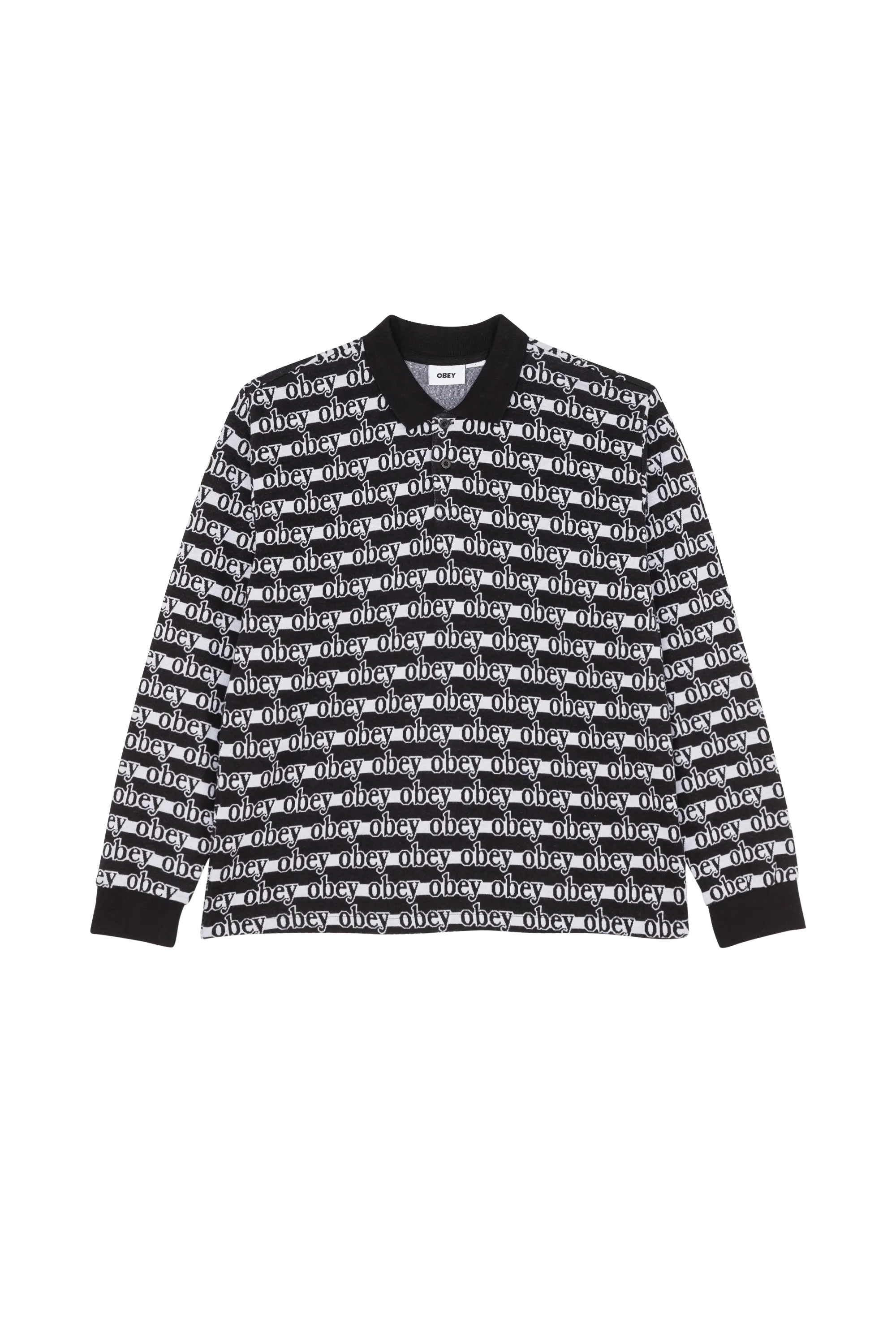 OBEY Polo INTEROCK OGO J Noir