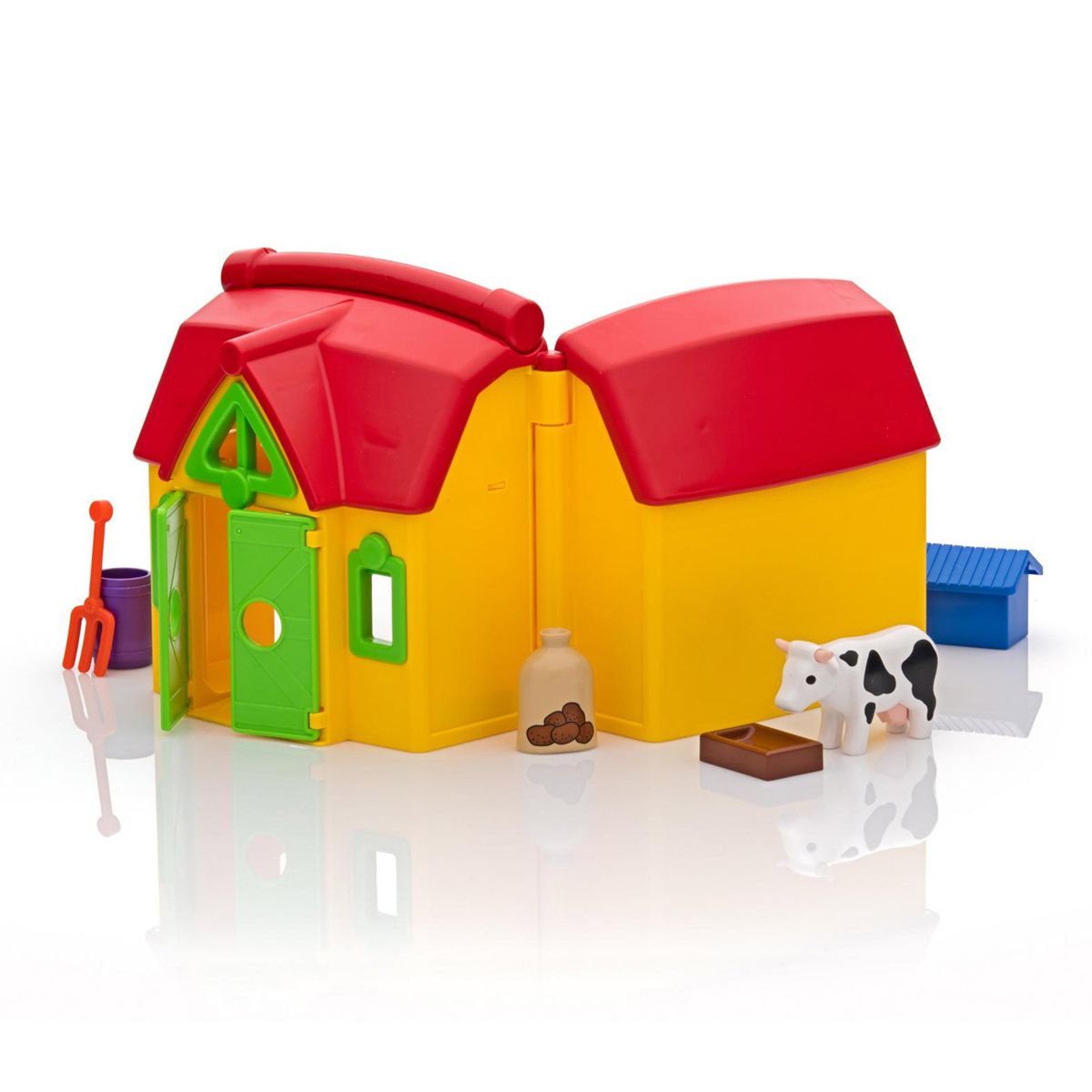 Ferme transportable avec animaux Playmobil 1.2.3. 6962