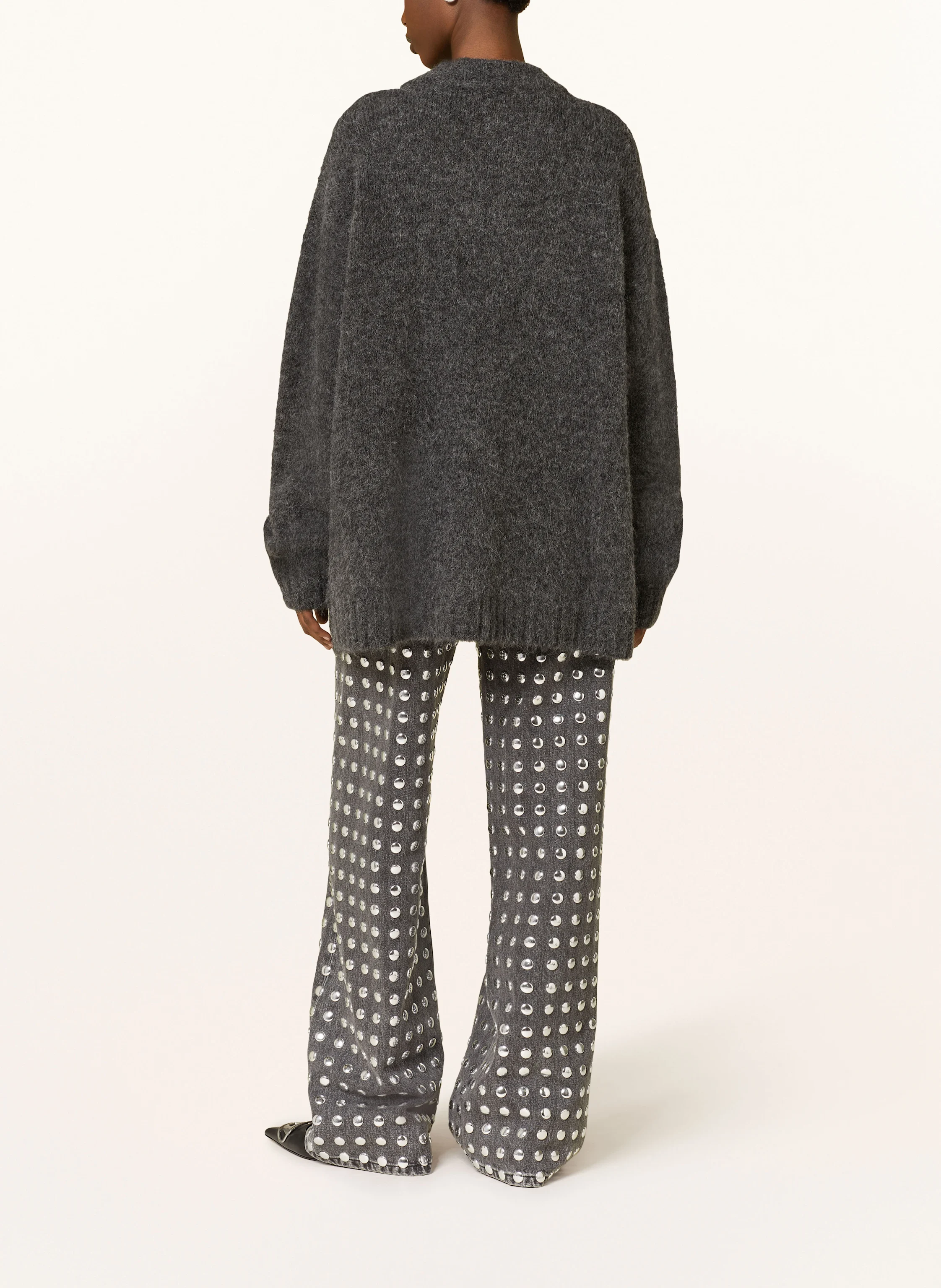 black palms Oversized-Pullover KELLY aus Alpaka