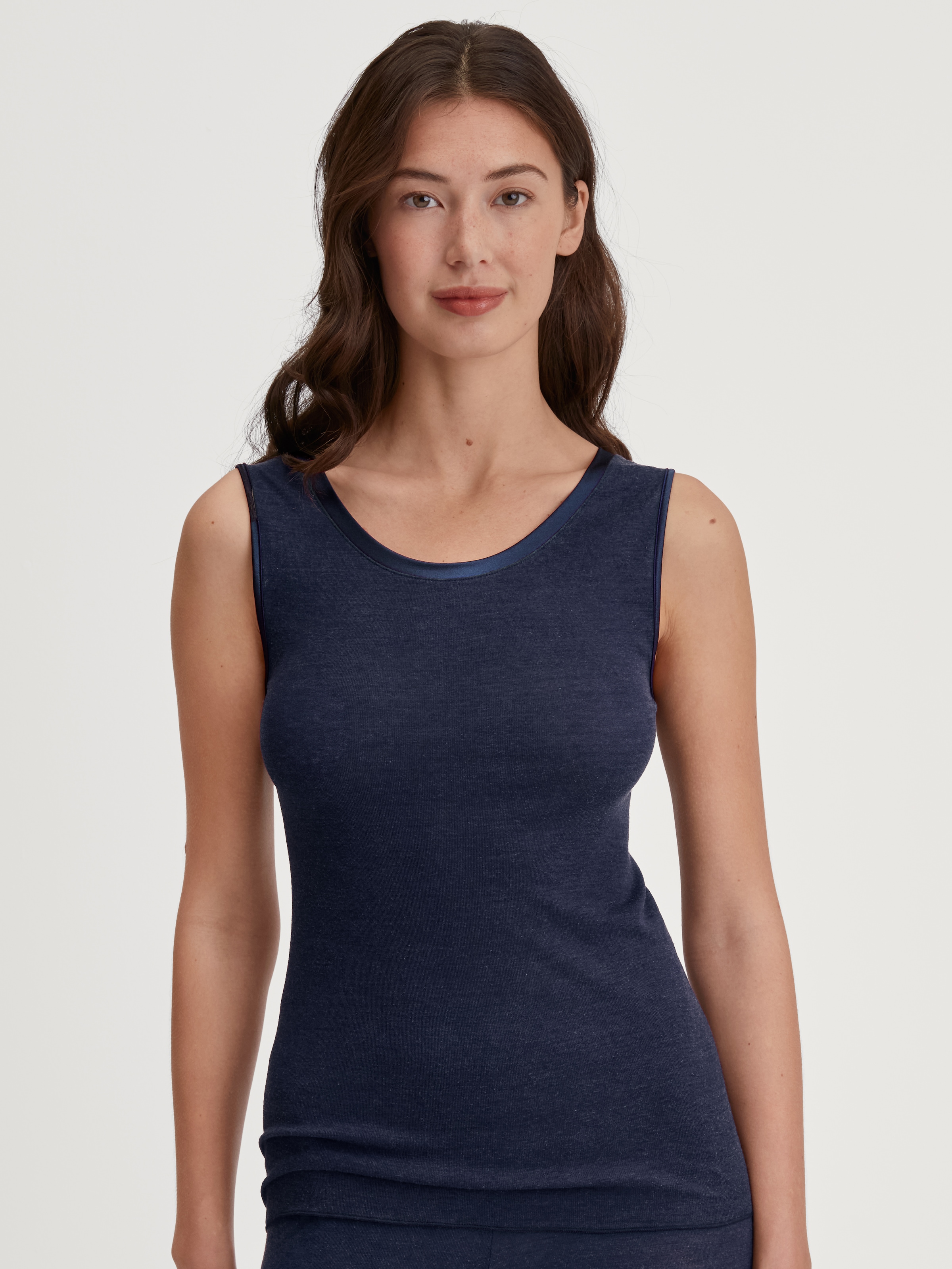 CALIDA Tanktop »True Confidence« Rundhals, atmungsaktiv, wärmend, elastisch, Feinripp-Qualität