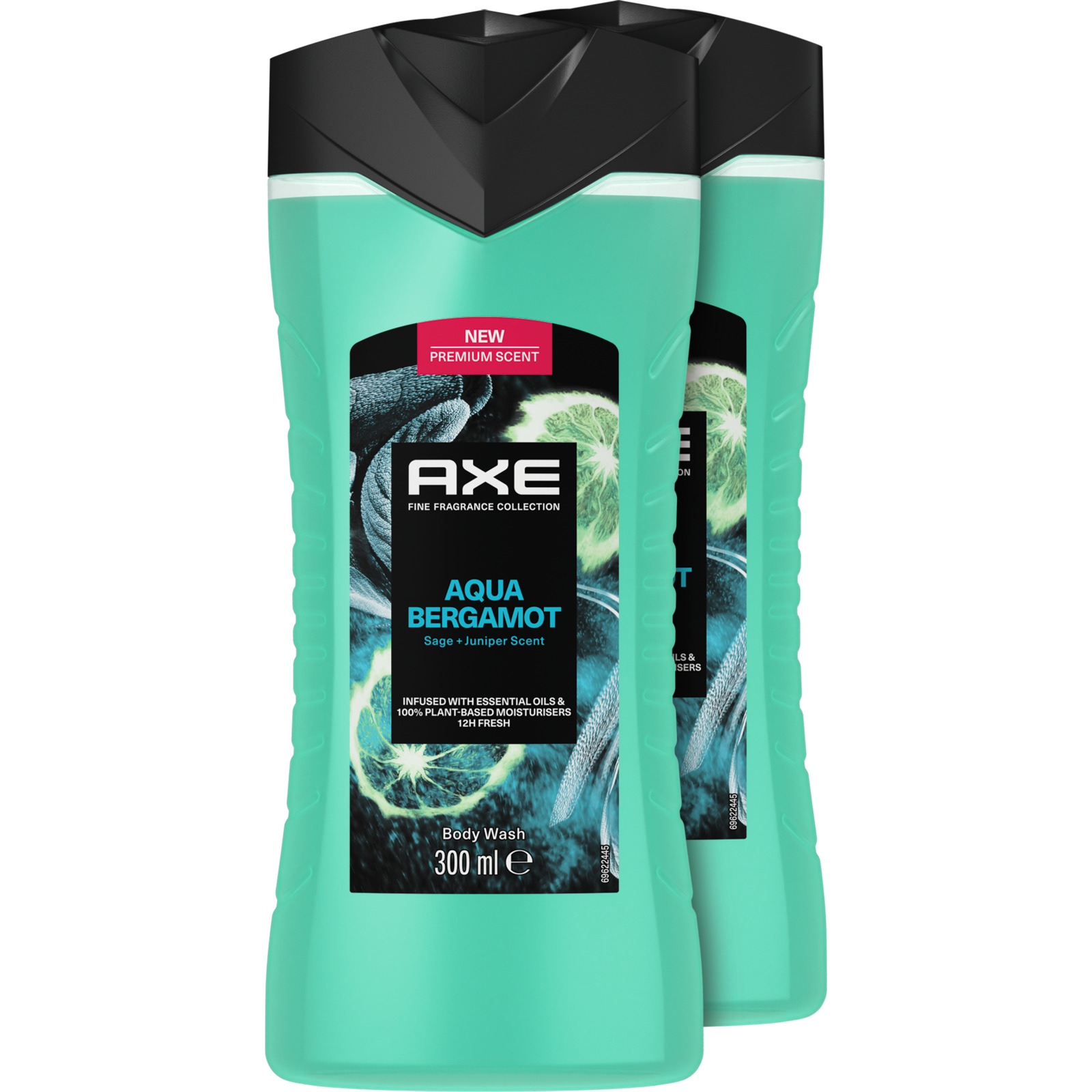 Axe Duschmittel Aqua Bergamote 2x 300 ml