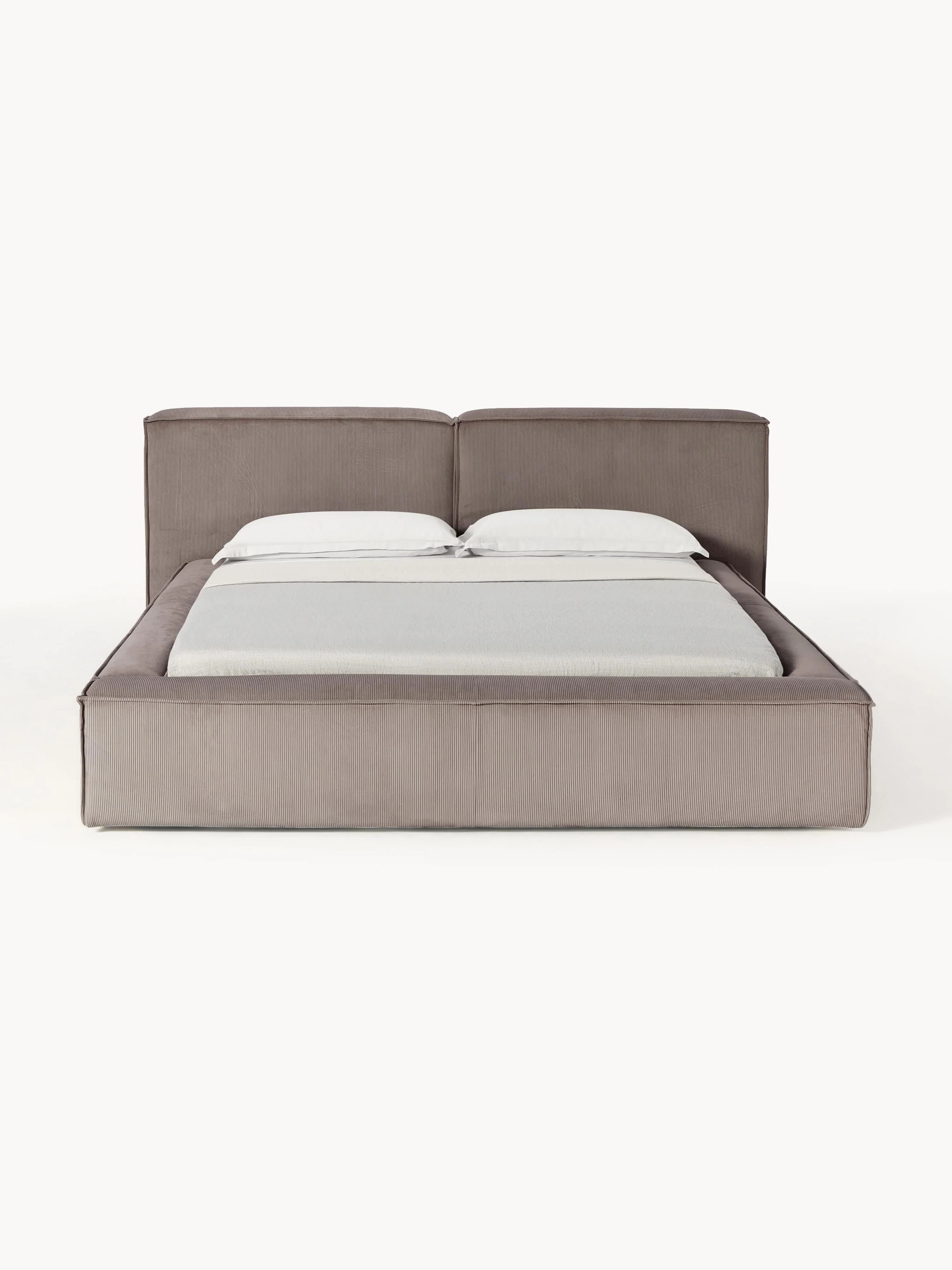 Gestoffeerd bed Lennon van corduroy