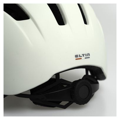 Casque Vélo Ville Eltin Bliss Blanc Cassé Mat