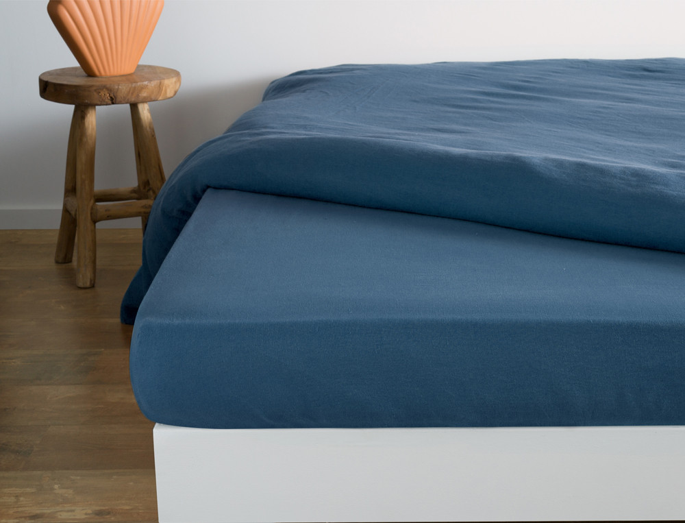 Drap-housse-Coton chanvre
