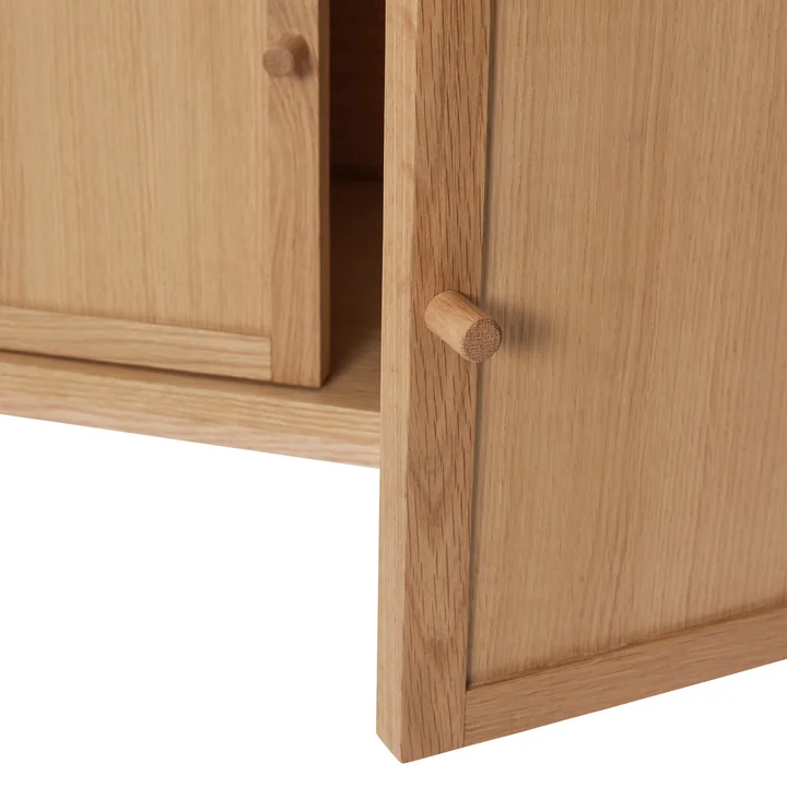 Hübsch Interior - Dash Konsole, H 90 cm, Eiche