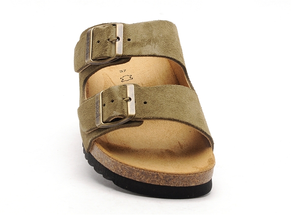 Scholl mules et sabots plats femme josephine 30050 kaki