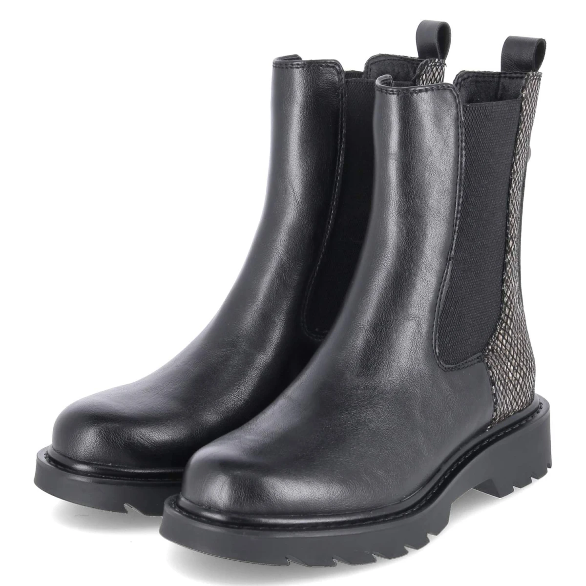 TamarisChelsea Boots - BLACK SNAKE