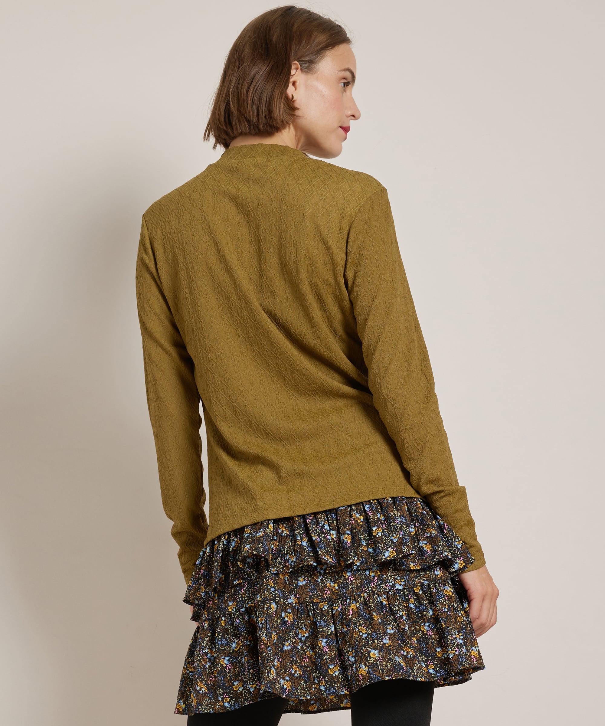 uni top jacquard