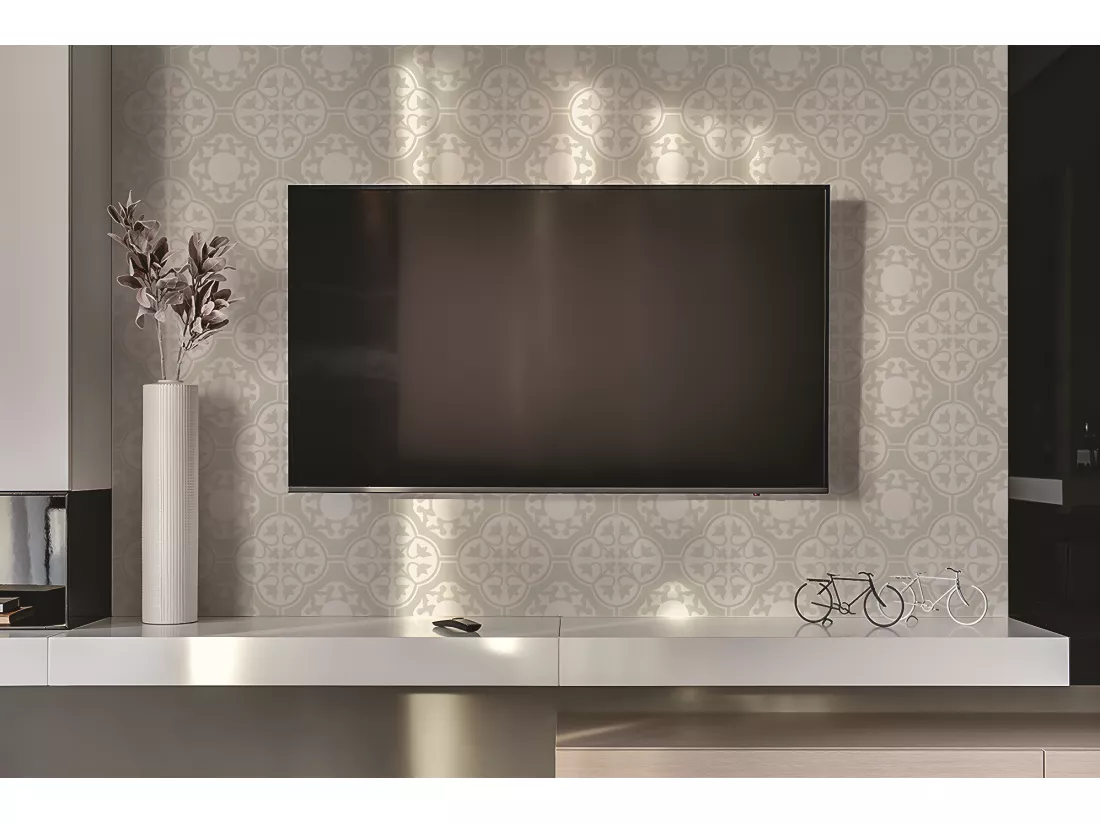 Panneaux muraux en vinyle, Planches en vinyle adhésives - 100x50 cm - Fleurs décoratives