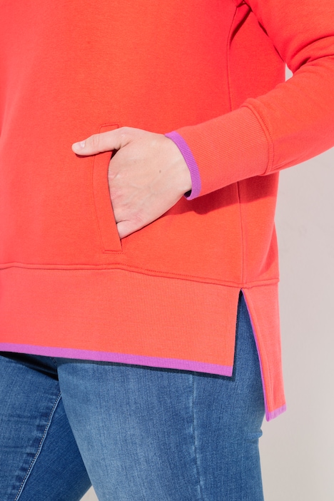 Sweatshirt, Kapuzenkragen, Langarm, OEKO-TEX