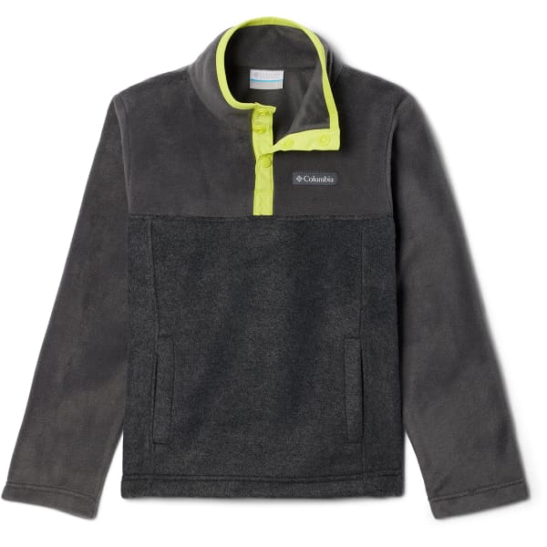 Sweat polaire COLUMBIA STEENS MTN 1/4 SNAP FLEE CHARCOAL LEATHER/SHARK/RADIATION